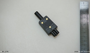 Гнездо сетевое "3 pin" 250v 10a для ноутбуков (3-023)