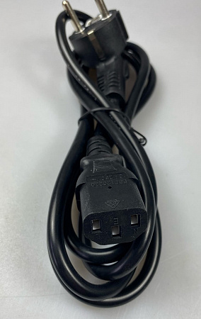 Кабель питания D03+C13 "Netko" 0.75mm2 1,8 м (евровилка-штекер IEC C13)