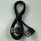 Кабель USB 2,0 AM угловой/AM угловой 28/28 AWG, 1м (GCR-AUM5AM-BB2S-1.0m) "Greenconnect"