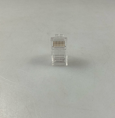 Разъем 8P8C RJ-45 кат.5е для одножильного и многожильного кабеля (вилка)