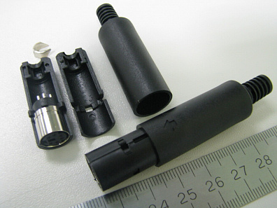 Разъем MiniDIN-6 MDN-6J (F) (гнездо)