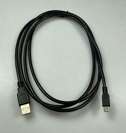 Кабель соединительный USB A - mini USB B 2.0 (1,8 м, Черный)