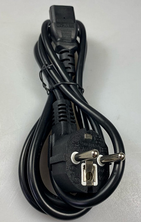 Кабель питания D03+C13 "Netko" 0.75mm2 1,8 м (евровилка-штекер IEC C13)