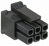 Колодка гнездовая Micro-Fit 3.0 43025-0600 "Molex"