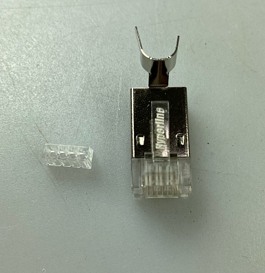 Разъем  PLUG-8P8C-UV-C6-TW-SH-10 "Hyperline"
