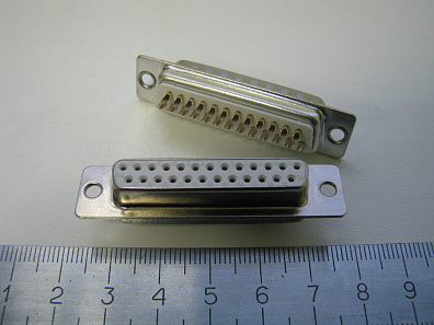 Разъем D-Sub DB-25F (гнездо)