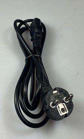 Кабель питания D03+C13 "Netko" 0.5mm2 1,8 м (евровилка-штекер IEC C13)