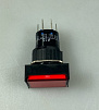 Кнопка с подсветкой AR-SD16-22CFD красная 24В