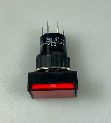 Кнопка с подсветкой AR-SD16-22CFD красная 24В